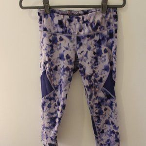 Old Navy Cropped Purple Workout Leggings
